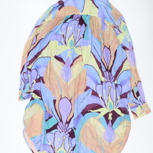 Weekday Women's Multicoloured Floral Button-Up Shirt