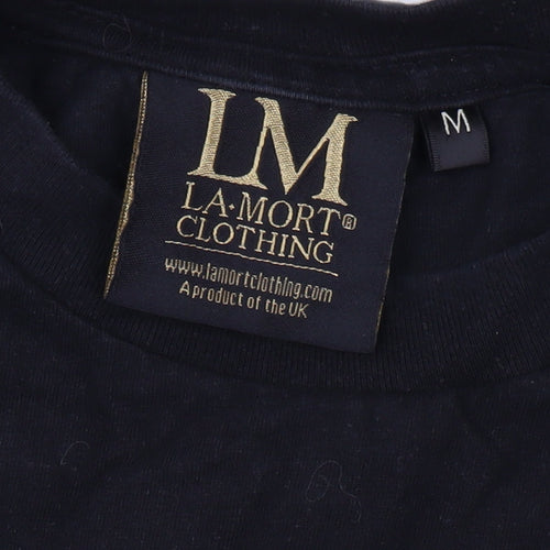 La Mort Clothing Men's Black Gothic Medium T-Shirt