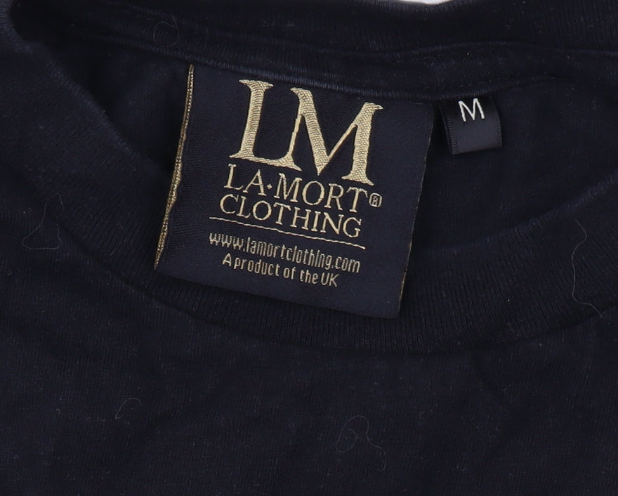 La Mort Clothing Men's Black Gothic Medium T-Shirt