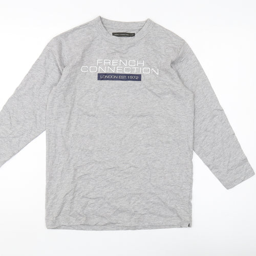 French Connection Boys Grey Long Sleeve T-Shirt 11-12 Years