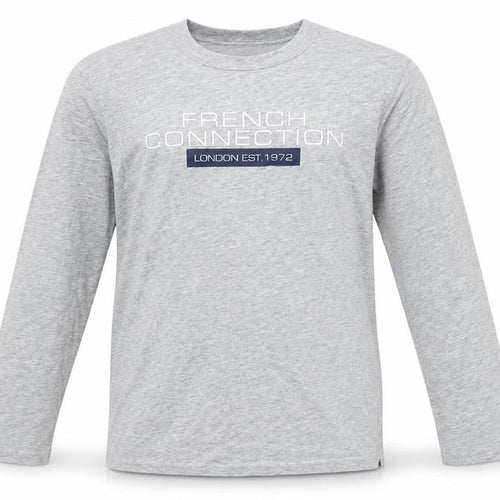 French Connection Boys Grey Long Sleeve T-Shirt 11-12 Years