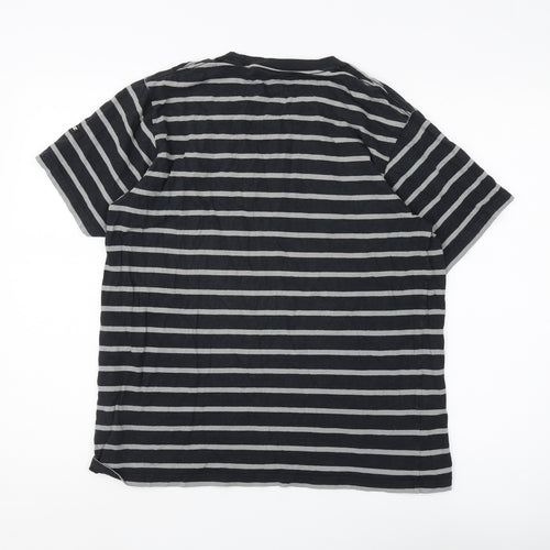 UT Men's Black Star Wars Striped T-Shirt M