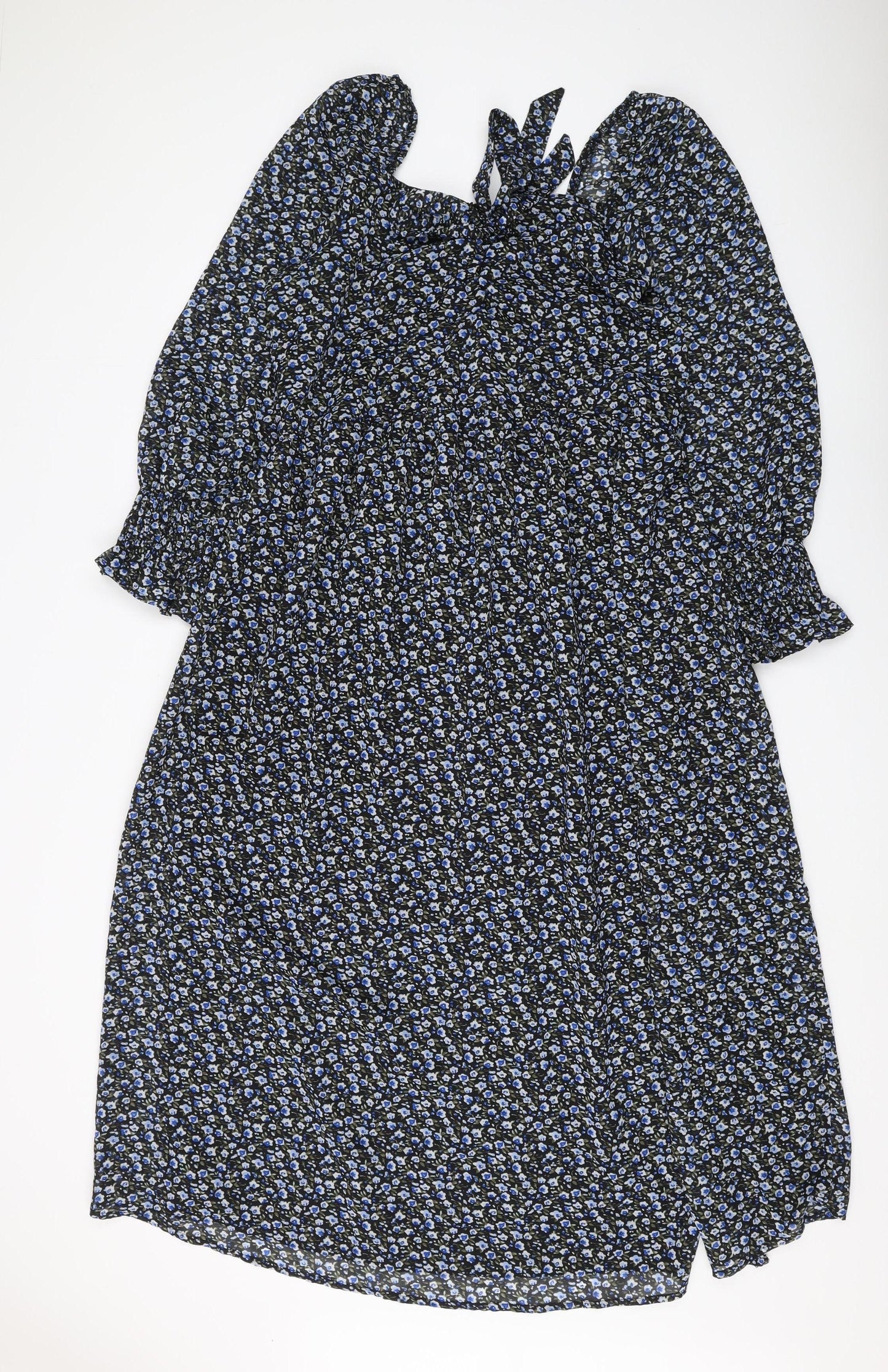 Violet Romance Women's Floral A-Line Dress Size 14