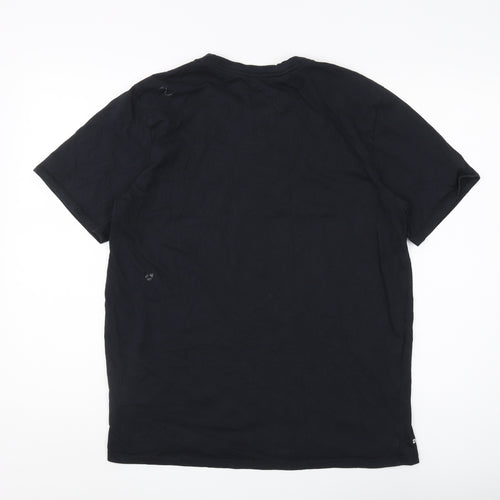 Nike Men's L Black Athletic Fit Dri-FIT T-Shirt