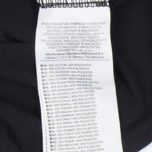 Nike Men's L Black Athletic Fit Dri-FIT T-Shirt