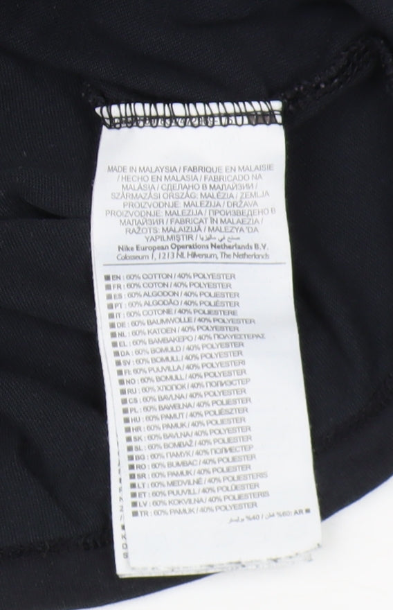 Nike Men's L Black Athletic Fit Dri-FIT T-Shirt