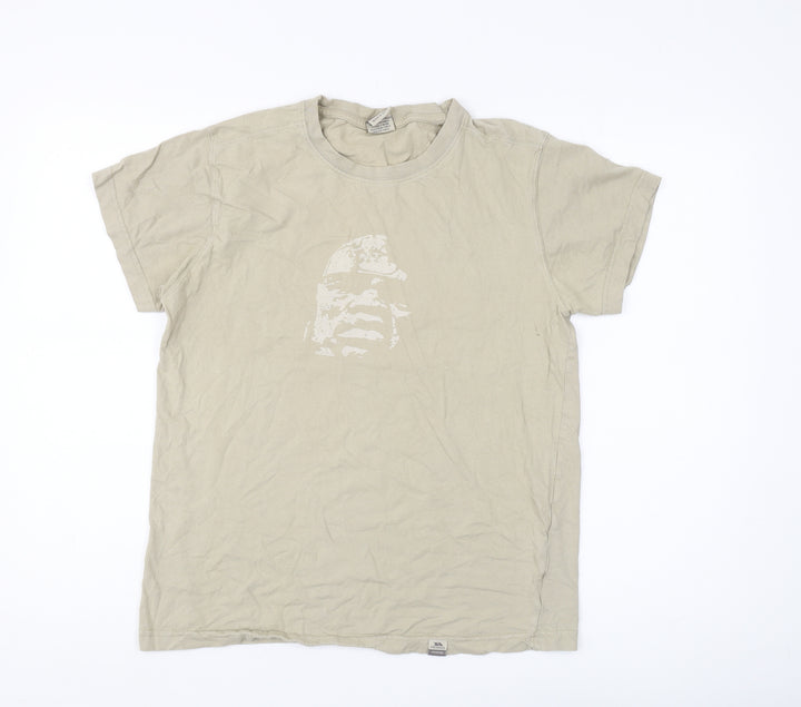 Trespass Men's Beige Medium Cotton T-Shirt