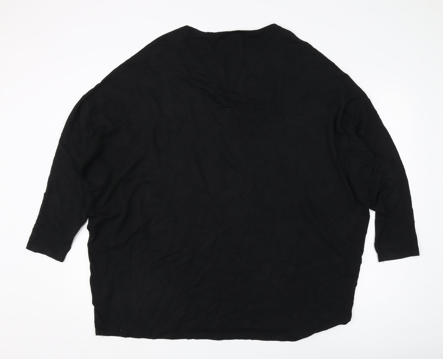 Hush Women’s Black XL 3/4 Sleeve Top