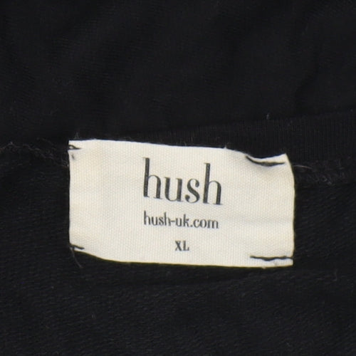 Hush Women’s Black XL 3/4 Sleeve Top