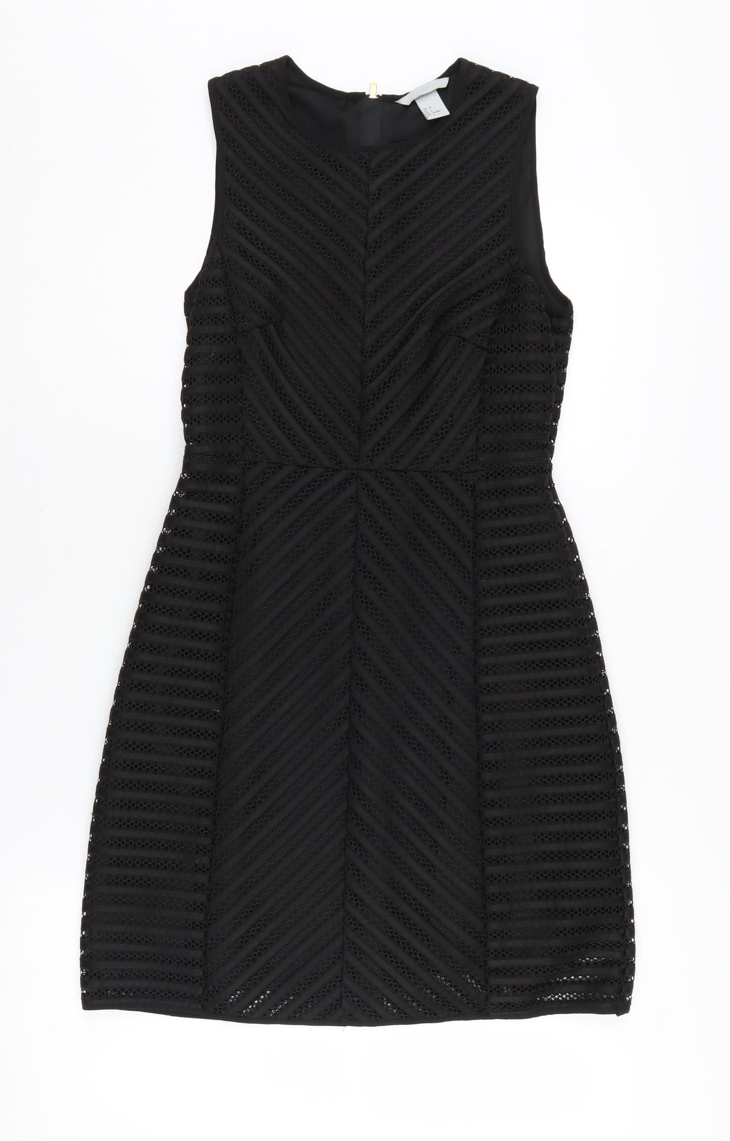 H&M Women’s Black A-Line Dress Size 8 Party Perfect