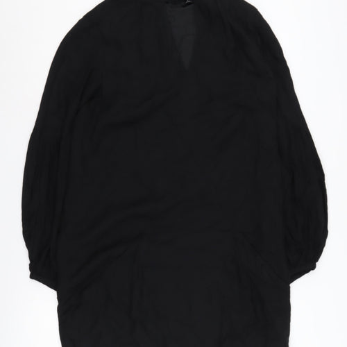 Zara Women's Black Shift Dress Size S