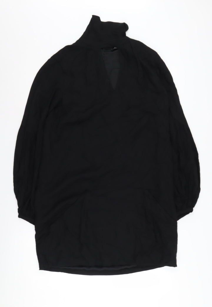 Zara Women's Black Shift Dress Size S