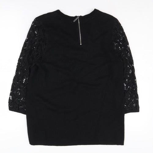 Marks and Spencer Women's Black Pullover Jumper Size 14