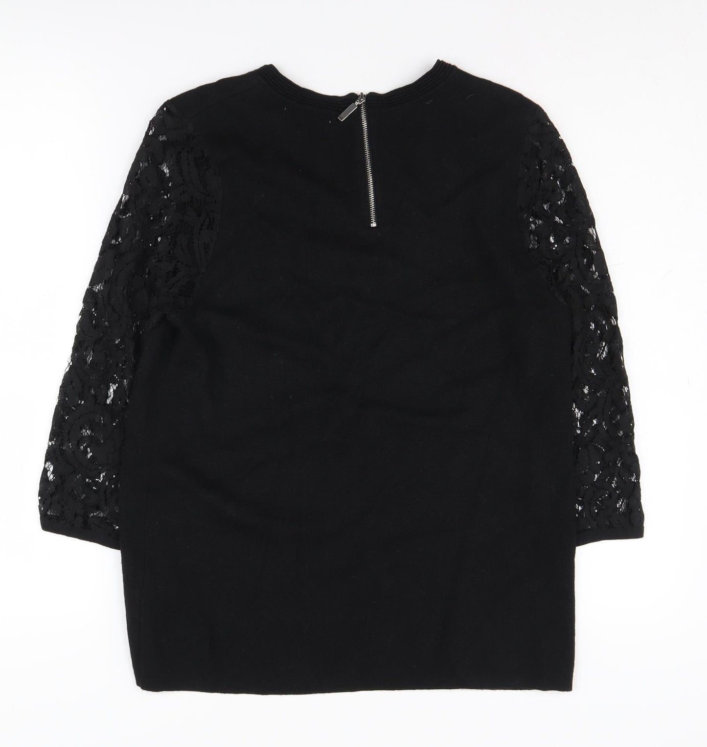 Marks and Spencer Women's Black Pullover Jumper Size 14