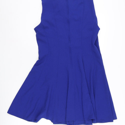 Dorothy Perkins Women's Blue A-Line Sleeveless Dress