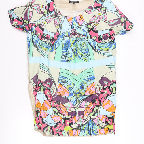 Aftershock London Women's Geometric Multicoloured Dress M