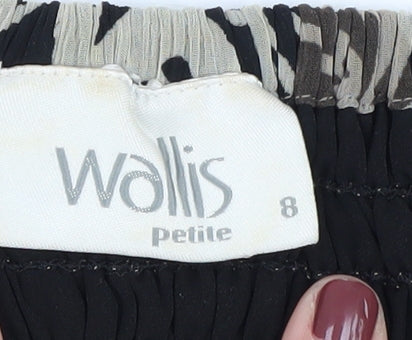 Wallis Petite Beige Geometric Slip Dress, Size 8