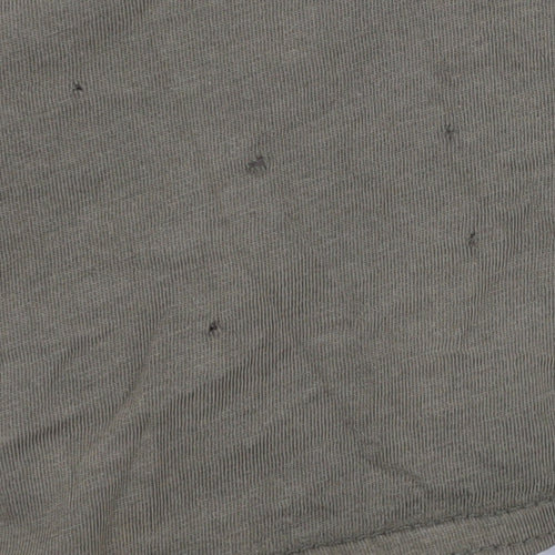 Topman Men's Green Henley T-Shirt, Size L