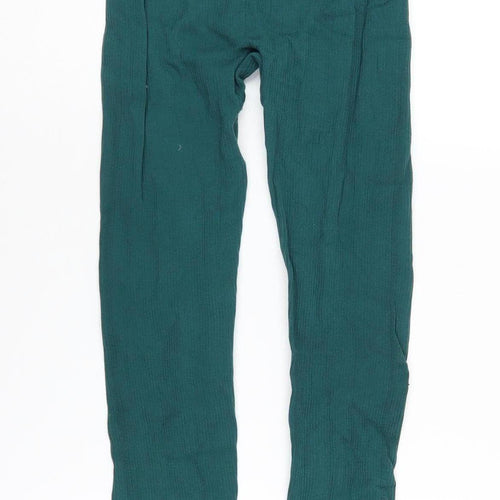 Zara Women's Green Ankle Leggings XS