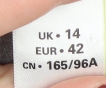 Marks and Spencer Women's Black V-Neck Athletic Top, UK 14