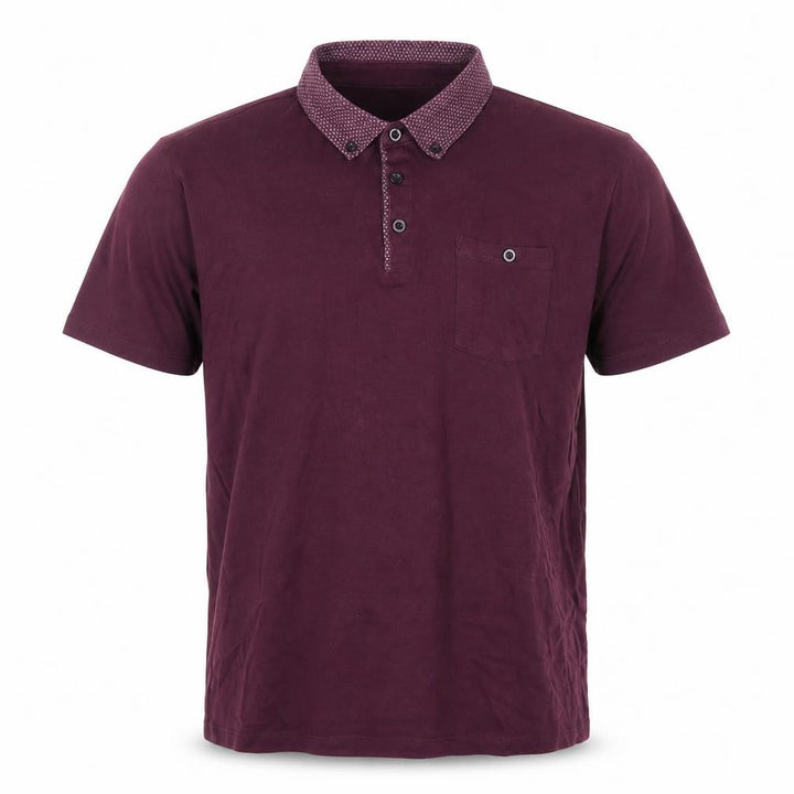 Debenhams Men's Purple M Short Sleeve Polo