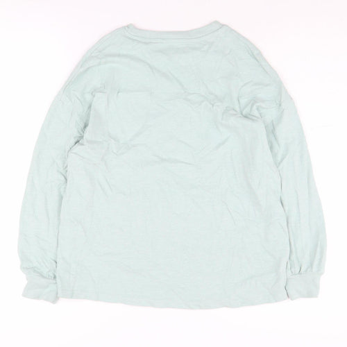 Next Girls Blue Floral Graphic Long Sleeve T-Shirt 10 Years
