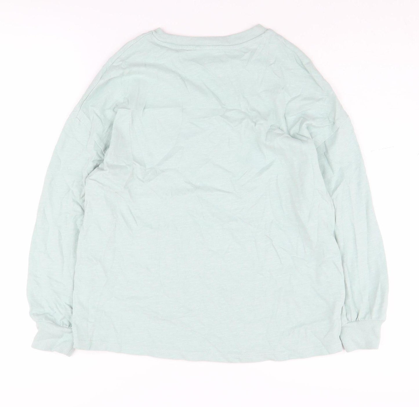 Next Girls Blue Floral Graphic Long Sleeve T-Shirt 10 Years