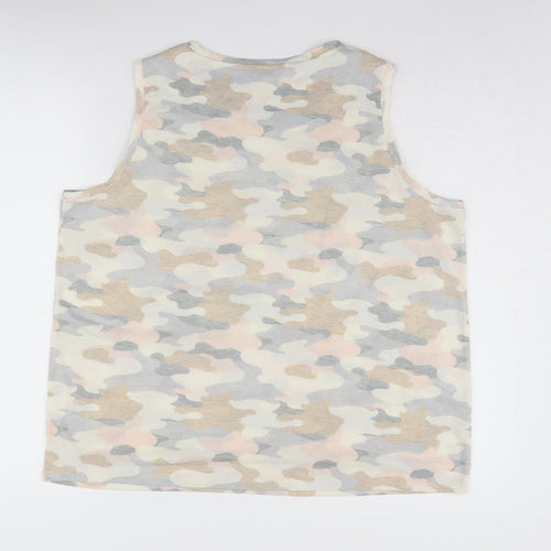 Marks and Spencer Women's Multicoloured Camouflage Tank