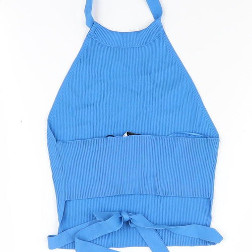 Zara Women's Blue Halter Tank Camisole Size 12
