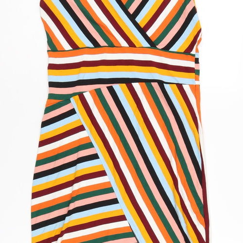 Laçati Women's Multicoloured Striped Bodycon Dress M
