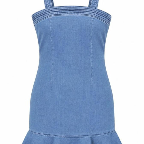 Parisian Women's Blue Denim Bodycon Dress - Size 8