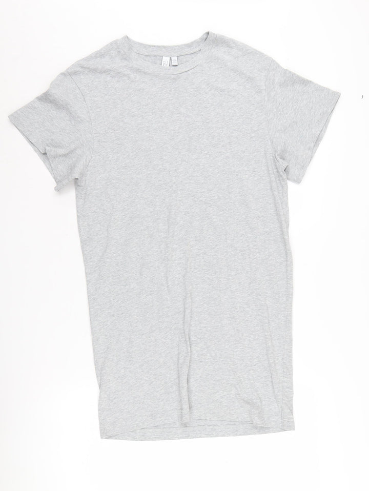 & Other Stories Women's Grey XS T-Shirt Dress Casual
