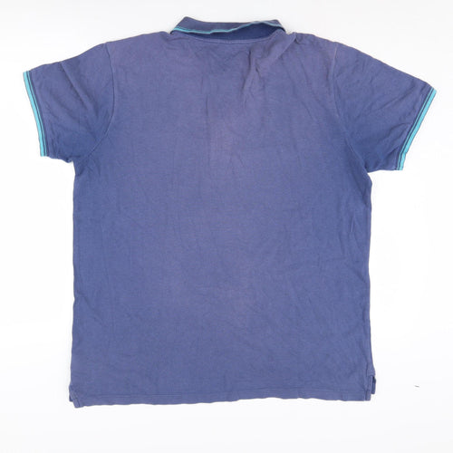 GAP Men's Blue Polo Shirt L Size Cotton Casual