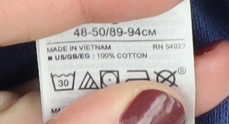 GAP Men's Blue Polo Shirt L Size Cotton Casual