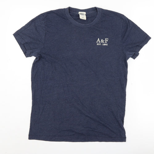 Abercrombie & Fitch Men's Blue M T-Shirt Crew Neck