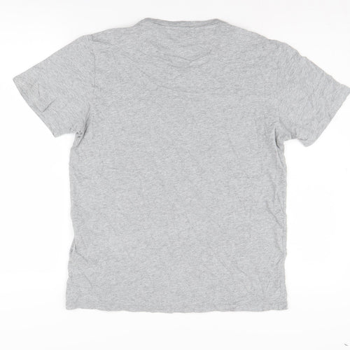 Levi's Grey Men's Medium Logo T-Shirt, Short Sleeve, Classic Style