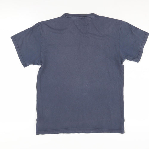 Tommy Jeans Men's Blue XS Logo Crew Neck T-Shirt