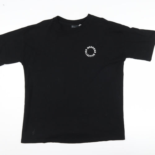 ASOS DESIGN Women's Black Basic T-Shirt Size 8