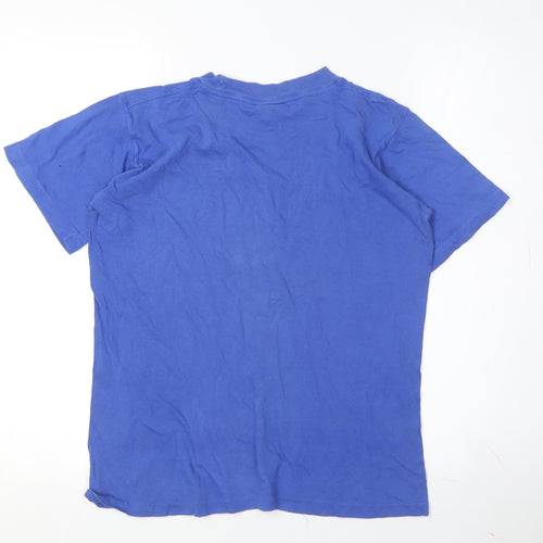 Nike Men's Blue XS Sports T-Shirt with Logo