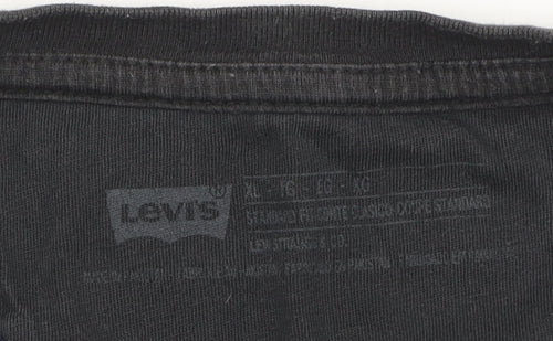 Levi's Men's Black XL Retro Graphic T-Shirt