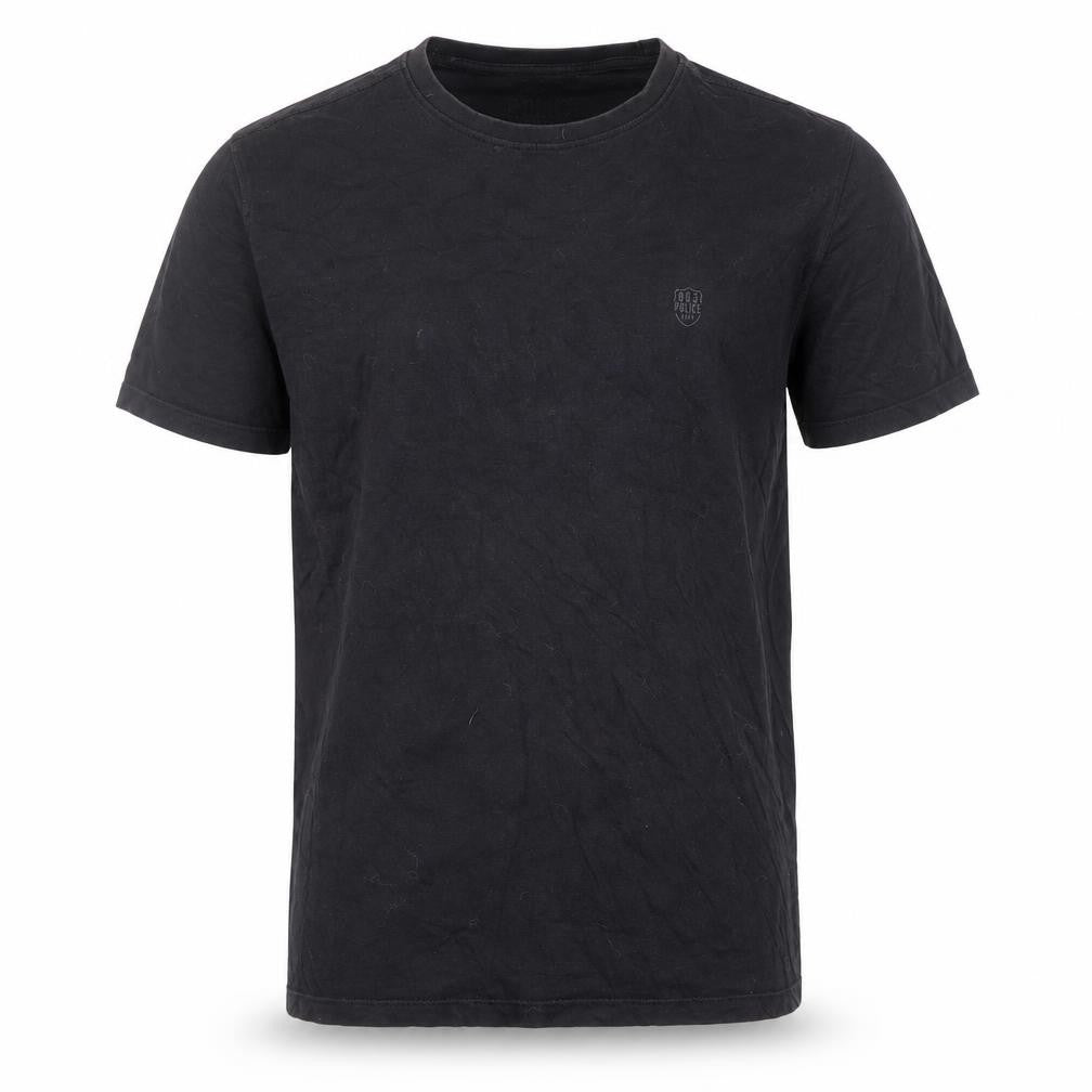 Police Men's Navy Slim Fit Cotton T-Shirt