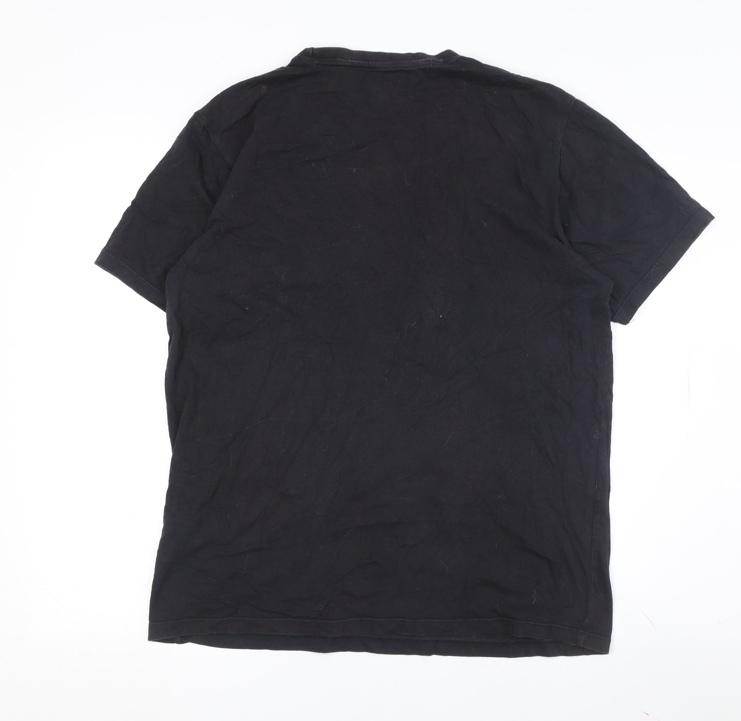 Police Men's Navy Slim Fit Cotton T-Shirt