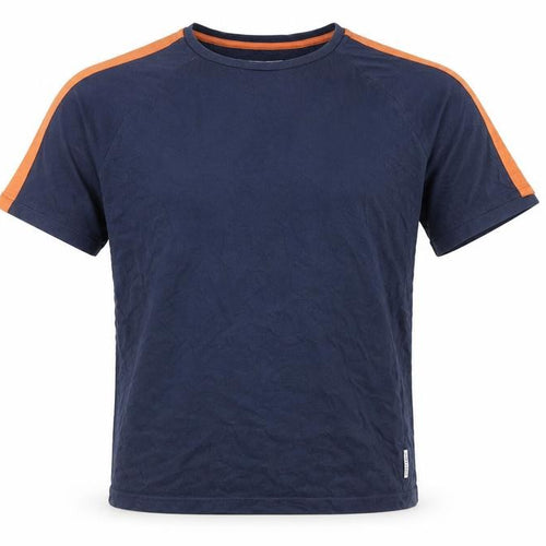 Bellfield Men's Blue Short Sleeve Crew Neck T-Shirt