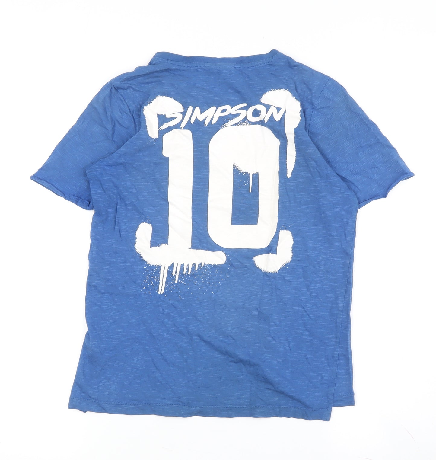 The Simpsons Boys Blue Bart Graphic T-Shirt 5 Years Casual