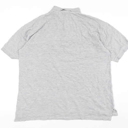 Wrangler Men's Grey Polo Shirt L Size Casual Wear