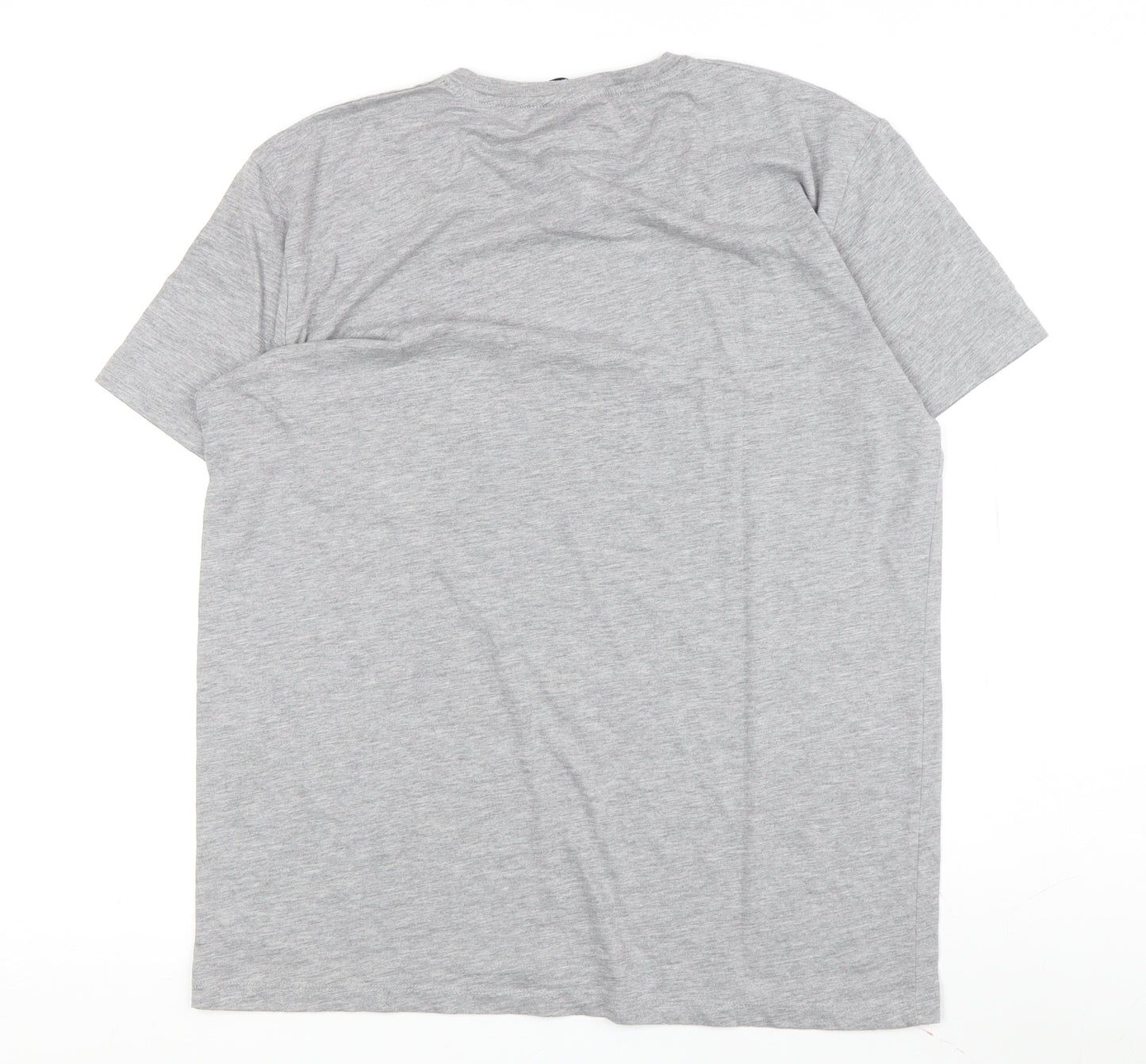 Avora London Men's Grey Anime Graphic T-Shirt, Size L