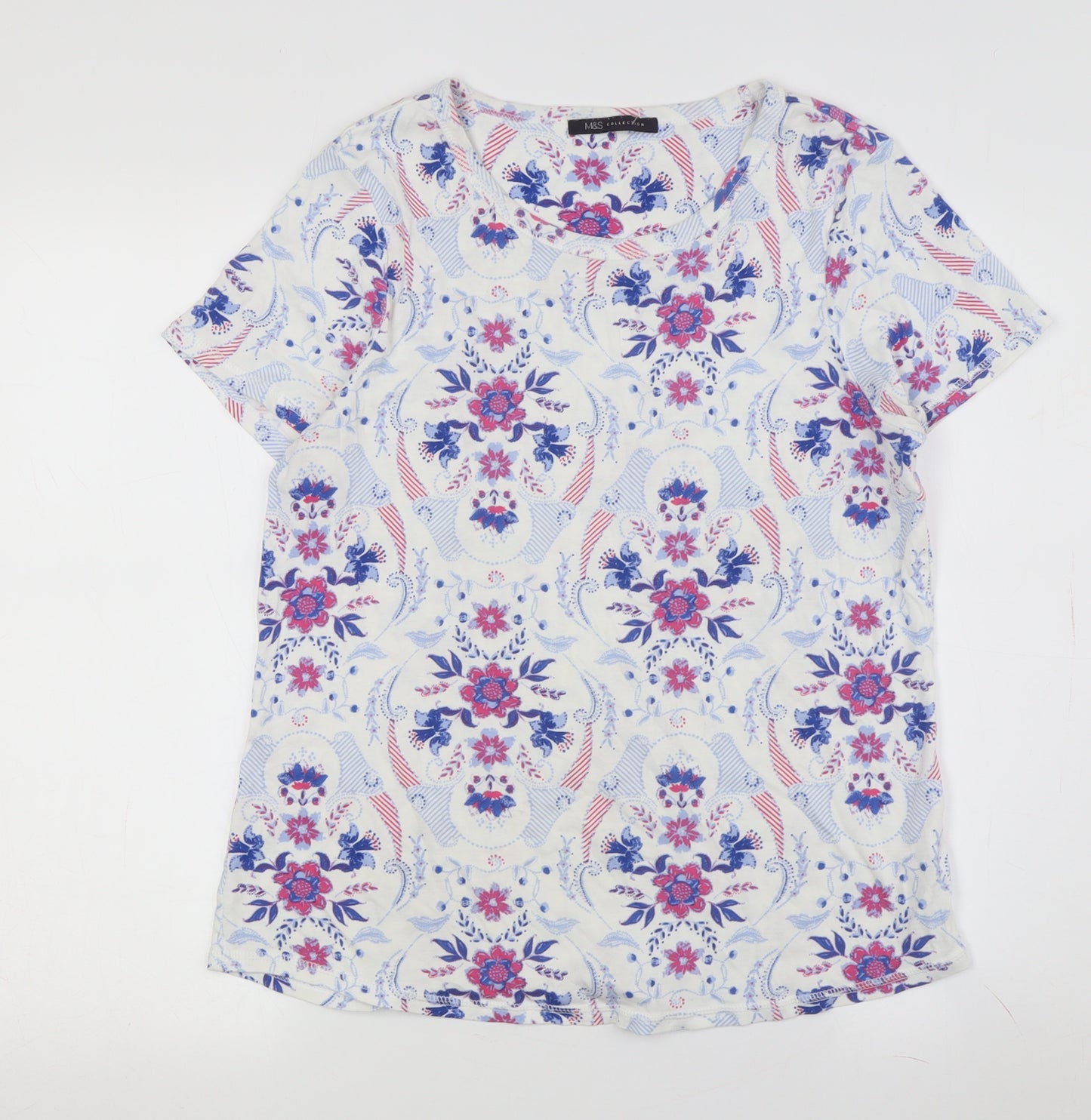 Marks and Spencer Women's Floral T-Shirt Size 18