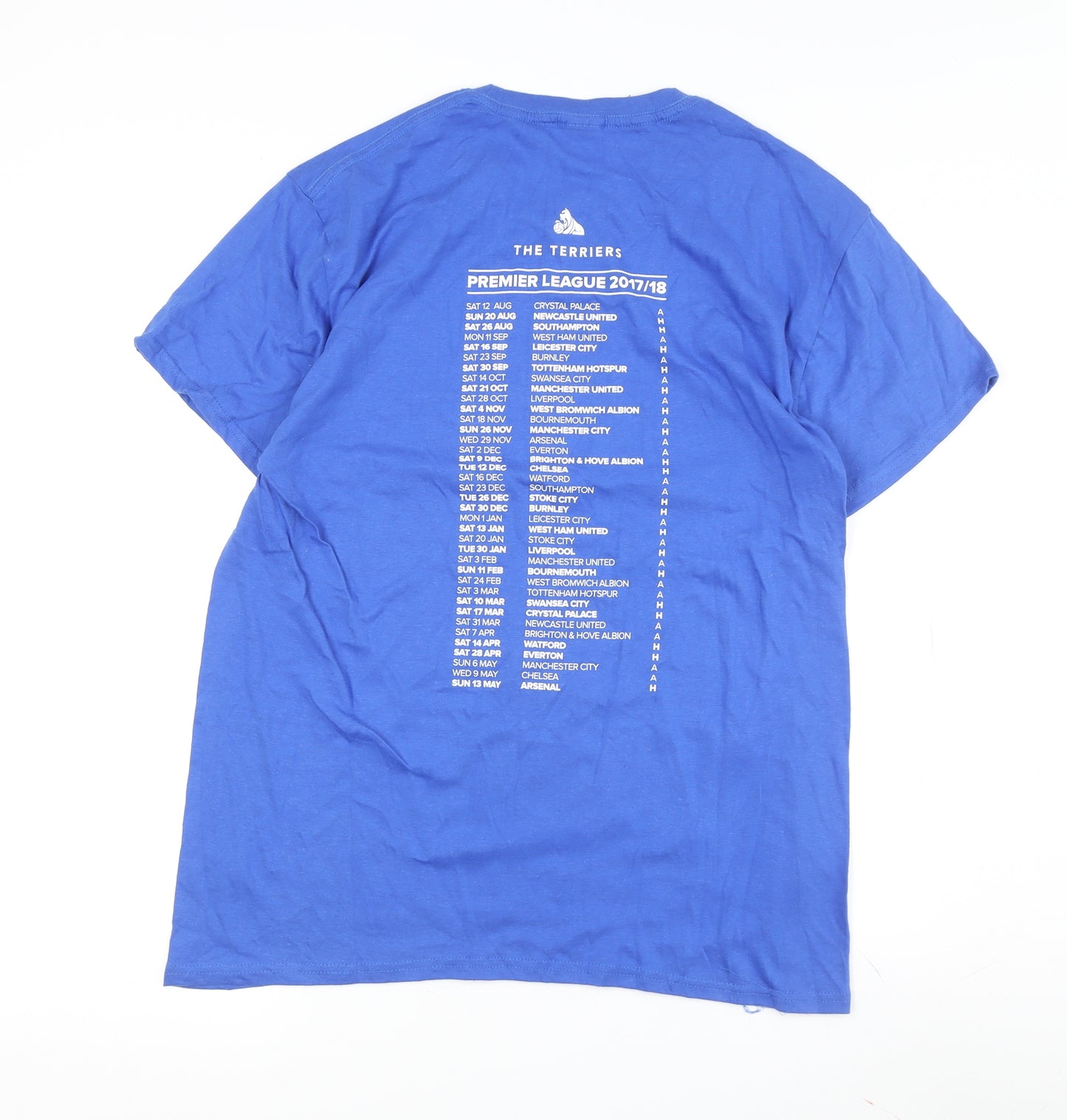 Gildan Men Blue Sports T-Shirt L Premier League