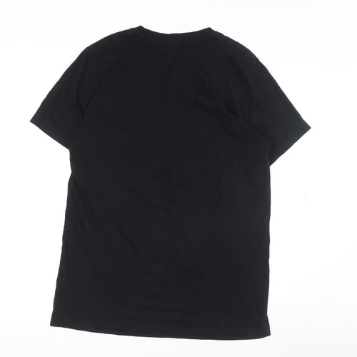 Canvas Men's Black Spider-Man T-Shirt Medium