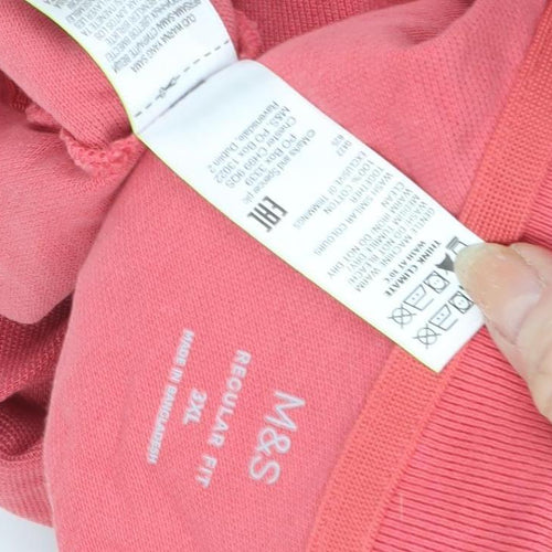 Marks and Spencer Men's Red 3XL Polo Shirt